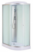 Душевая кабина EvaGold F121WS-L 120*80 прямоугольная левая, низкий поддон,белые стены