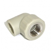 Уголок ф32х3/4 внутренняя резьба РТП (серый)