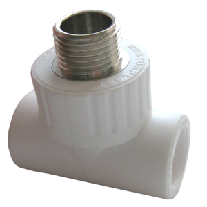 Тройник ф25х1/2 наружная резьба РТП