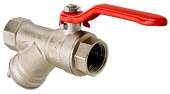 Кран с прямым фильтром вн/вн 3/4" рыч. Valtec