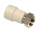 Переход  с металлической вставкой и  накидной гайкой ф25х3/4 Ekoplastik (SZM02525XX)