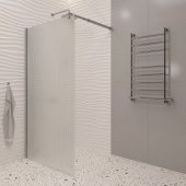 Душевая шторка EvaGold EG6CF 90*190 профиль хром, рифленое стекло