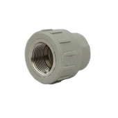 Муфта ф20х3/4 внутренняя резьба Kalde (серый)