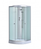 Душевая кабина ODA 8420 grey 90*215 Глубокий поддон, стенки белые