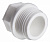 Заглушка наружная резьба 20*3/4 белый Valtec